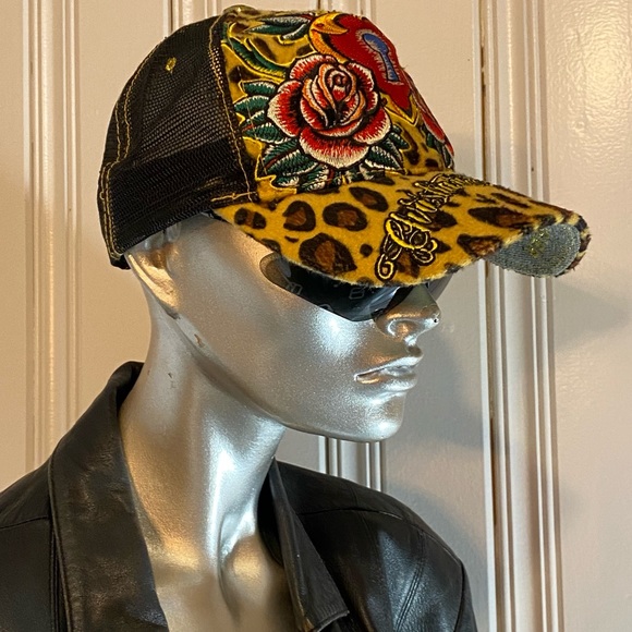Rarest Vintage!Christian Audigier Vintage Trucker Hat✨ Pristine. New Nev… - Picture 2 of 15
